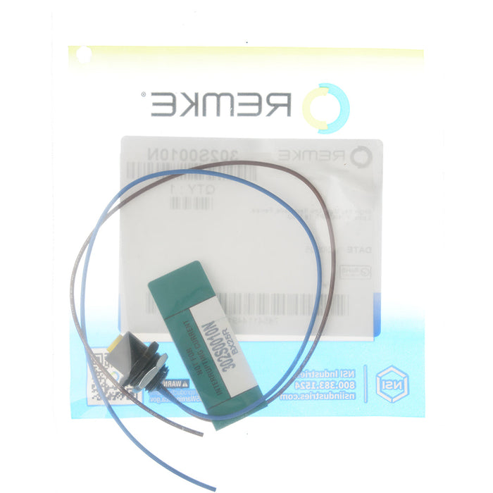 Remke Single Key Micro-Link Receptacle Female 2-Pole 1 Foot 1/4 Inch NPT 18 AWG (302S0010N)