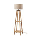 Adesso Kirby Shelf Floor Lamp Natural Wood (3056-12)