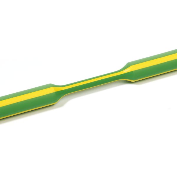 HellermannTyton Heat Shrink Tubing 4 Foot Long Stick 2 1 Shrink Ratio 1/2 Inch 12.7/6.4 Diameter Polyolefin Green-Yellow 10 Per Package (309-65146)
