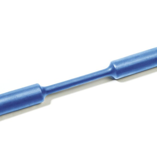 HellermannTyton Heat Shrink Tubing 4 Foot Long Stick 2 1 Shrink Ratio 1/4 Inch 6.4/3.2 Diameter Polyolefin Blue 15 Per Package (309-65148)