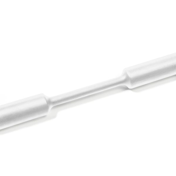HellermannTyton Heat Shrink Tubing 4 Foot Long Stick 2 1 Shrink Ratio 1/4 Inch 6.4/3.2 Diameter Polyolefin White 15 Per Package (309-65149)