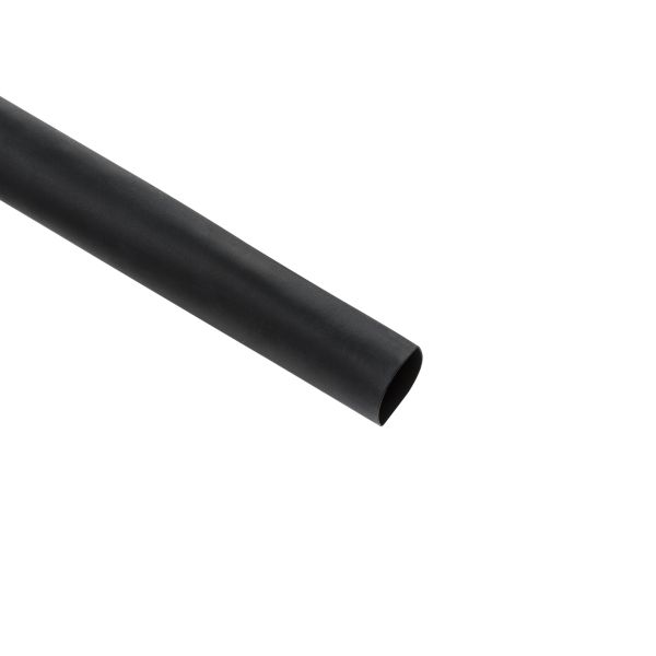 HellermannTyton Heat Shrink Tubing 4 Foot Long Stick 2 1 Shrink Ratio 1/2 Inch 12.7/6.4 Diameter Polyolefin Black 10 Per Package (309-65164)