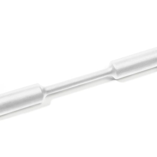 HellermannTyton Heat Shrink Tubing 4 Foot Long Stick 2 1 Shrink Ratio 2.0 Inch 50.8/25.4 Diameter Polyolefin White 6 Per Package (309-65214)