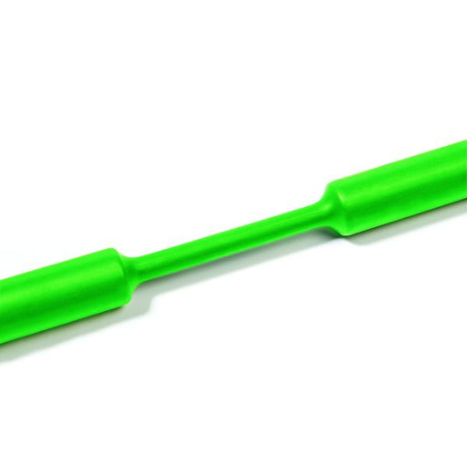 HellermannTyton Heat Shrink Tubing 4 Foot Long Stick 2 1 Shrink Ratio 3/8 Inch 9.5/4.8 Diameter Polyolefin Green 15 Per Package (309-65293)