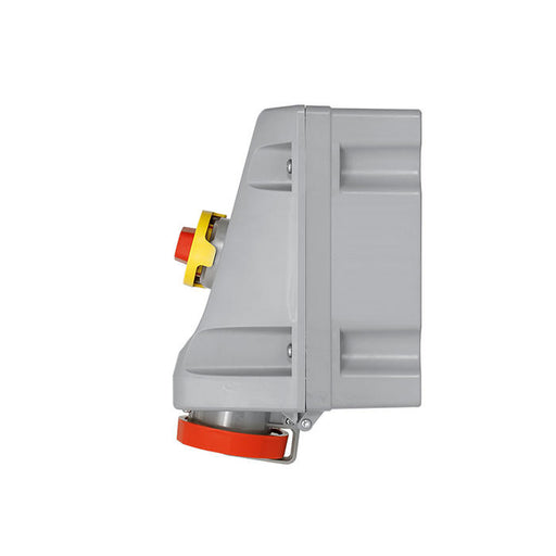 Leviton 20A 480V 2P 3W Pin And Sleeve Mechanical Interlock Industrial Grade Watertight Non-Fused Red (320MI7WLEV)