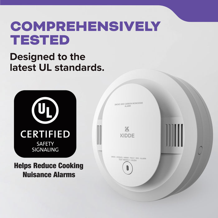 Kidde 30CUDR DETECT Combination Smoke And Carbon Monoxide Alarm AA Battery Powered (21031502)