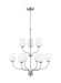 Generation Lighting Windom Nine Light Chandelier (3102809-962)