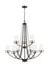 Generation Lighting Robie Nine Light Chandelier (3121609-710)