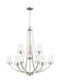 Generation Lighting Robie Nine Light Chandelier (3121609-962)