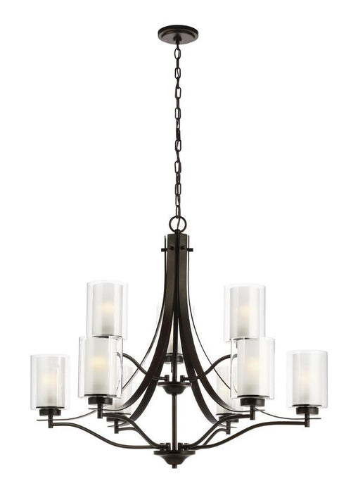 Generation Lighting Elmwood Park Nine Light Chandelier (3137309-710)