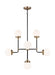 Generation Lighting Cafe Eight Light Small Chandelier (3187908-848)