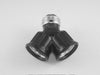 Kirks Lane Brown Bakelite Twin Socket Adaptor (31882)