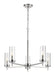 Generation Lighting Zire Five Light Chandelier (3190305-05)