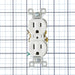 Pass and Seymour Receptacle Tamper-Resistant 15A 125V Back Wire CCA White (3232TREXW)