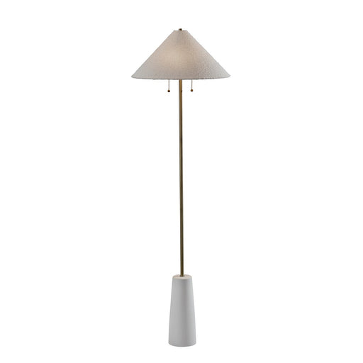 Adesso Waylon Floor Lamp White (3246-02)