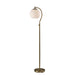 Adesso Swirl Floor Lamp Antique Brass (3262-21)