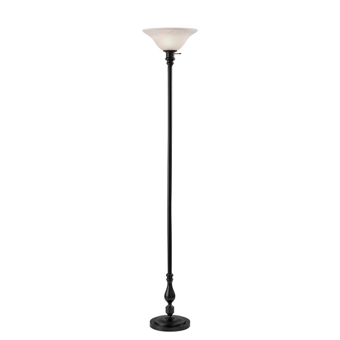 Adesso Claret Torchiere Black (3285-01)