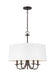 Generation Lighting Seville Five Light Shade Chandelier (3320205-710)