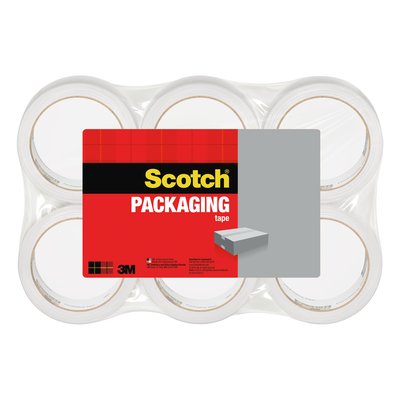 3M - 91446 Scotch Lightweight Shipping Packaging Tape 3350-6 1.88 Inch X 54.6 Yard 48 Mm X 50 M (7010369457)