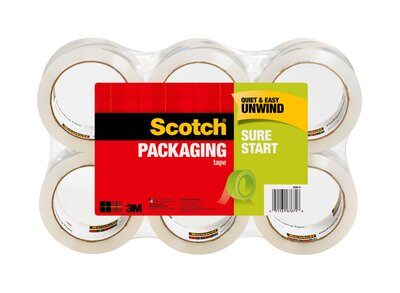 3M - 67671 Scotch Tough Grip Moving Packaging Tape 3500-6 1.88 Inch X 54.6 Yards 48 Mm X 50 M (7010369640)