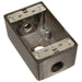 MORRIS Weatherproof Box 3-1/2 Inch Holes Bronze (36014)