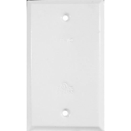 MORRIS Vertical One Gang Cover Blank White (37182)