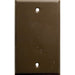 MORRIS Vertical One Gang Cover Blank Bronze (37184)