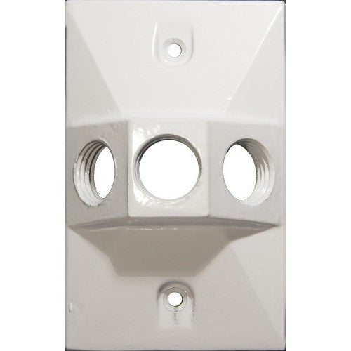 MORRIS Lamp Holder Cover 3-1/2 Hole White (37332)