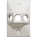 MORRIS Lamp Holder Cover 3-1/2 Hole White (37332)