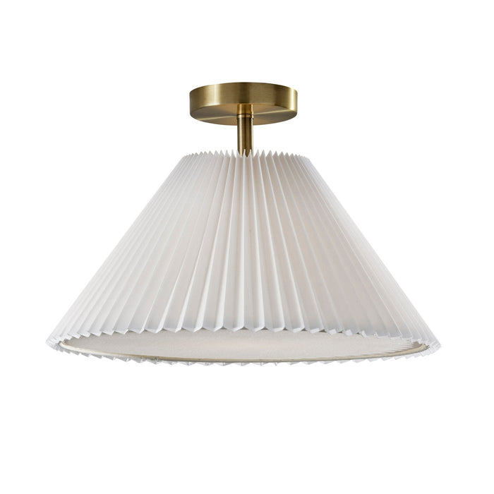 Adesso Scarlet Flush Mount Antique Brass (3801-21)