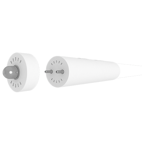 Green Creative 40T8/8F/8CCTS/DEB/SD/C 2-Piece 8 Foot LEDT8 Tube 40W Shatter Resistant Double End Bypass CCT Selectable 3000K/3500K/4000K/5000K/6500K 82 CRI 120-277V (38105)