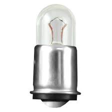 Standard .2 Amp T1.75 Incandescent 6.3V Midget Flanged Base Clear Miniature Bulb (#381)