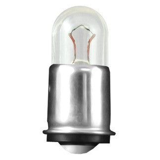 Standard .04 Amp T1.75 Incandescent 28V Midget Flanged Base Clear Miniature Bulb (#385)
