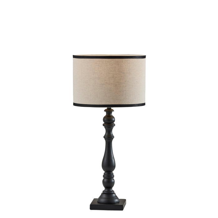 Adesso Zeek Table Lamp Black Wood (3888-01)