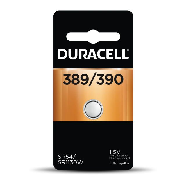 Duracell 4133366141 Watch Silver Oxide 1.5V 1 Pack Blister (D389/390PK)