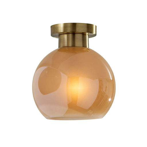 Adesso Atticus Flush Mount Antique Brass (3895-21)