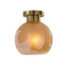 Adesso Atticus Flush Mount Antique Brass (3895-21)