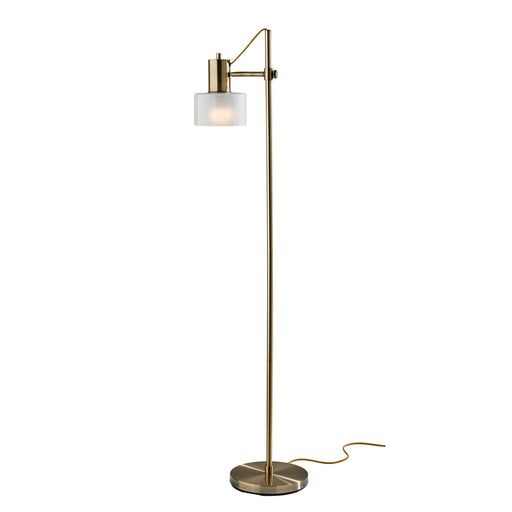 Adesso Rhodes Floor Lamp Antique Brass (3940-21)