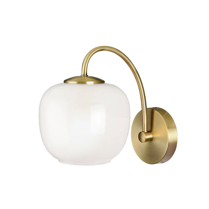 Adesso Magnolia Wall Lamp Antique Brass (3944-21)