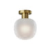 Adesso Magnolia Flush Mount Antique Brass (3945-21)