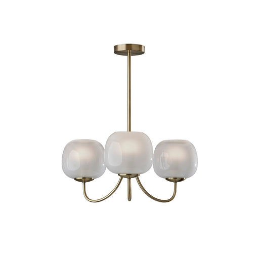 Adesso Magnolia Chandelier Antique Brass (3947-21)
