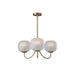 Adesso Magnolia Chandelier Antique Brass (3947-21)