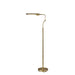 Adesso Zane LED Floor Lamp With Smart Switch Antique Brass (3958-21)