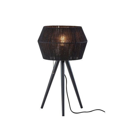 Adesso Montana Table Lamp Black Wood (3959-01)