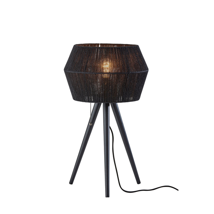 Adesso Montana Table Lamp Black Wood (3959-01)