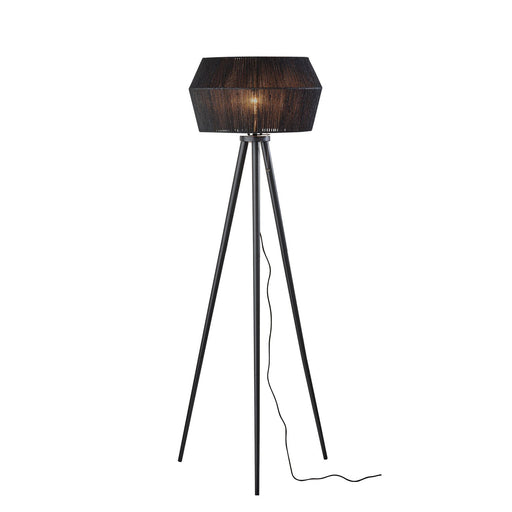 Adesso Montana Floor Lamp Black Wood (3960-01)