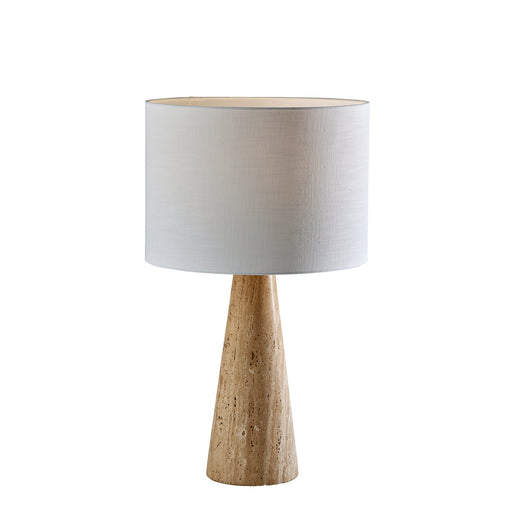 Adesso Travis Tall Table Lamp Travertine Stone (3964-12)
