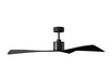 Generation Lighting Adler 52 Inch Ceiling Fan Matte Black Finish (3ADR52BKBK)