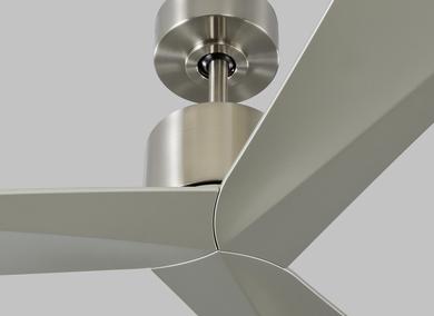 Generation Lighting Adler 52 Inch Ceiling Fan Brushed Steel Finish (3ADR52BS)