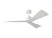 Generation Lighting Adler 52 Inch Ceiling Fan Matte White Finish (3ADR52RZW)